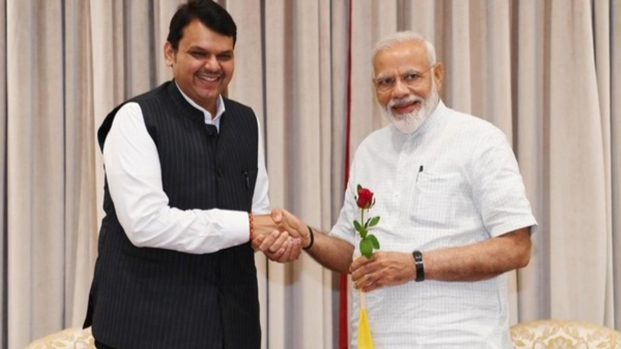 Maharashtra deputy CM Fadnavis meets PM Modi