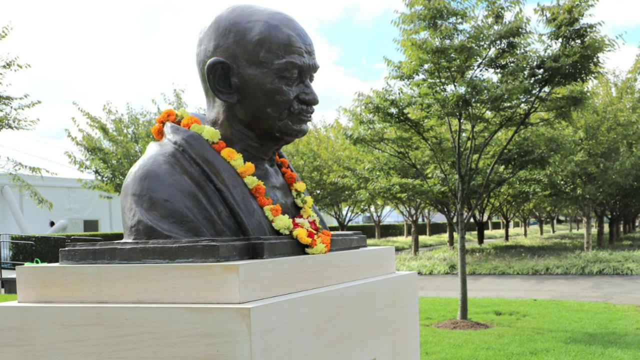 Mahatma Gandhi's Bust in UN Building