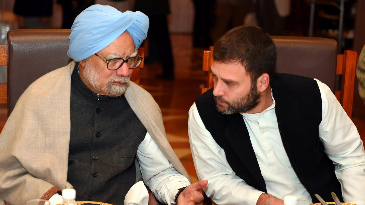 Mallikarjun Kharge and Leader of Opposition in Lok Sabha Rahul Gandhi visited the residence of former PM Dr Manmohan Singh to pay their respects