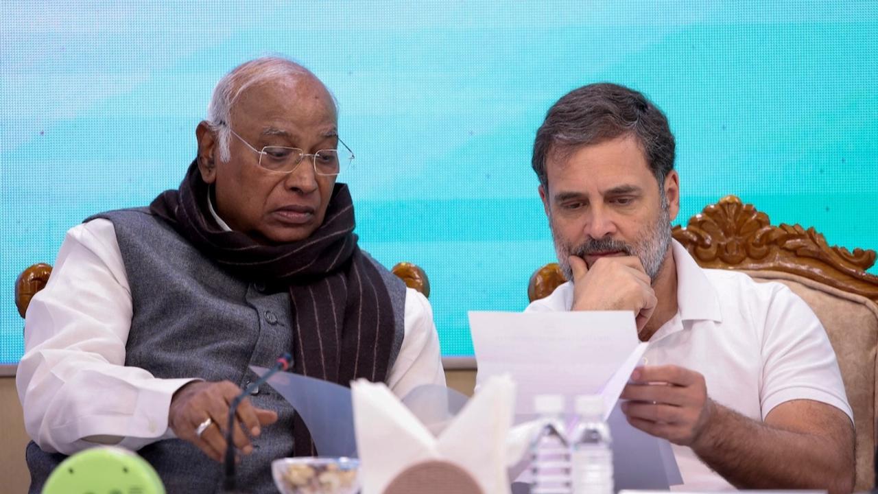 Mallikarjun Kharge, Rahul Gandhi, CWC