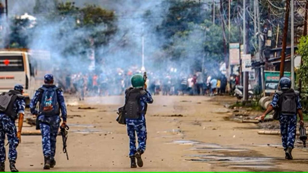 Manipur: Clashes Erupt After Security Forces Fire Tear Gas Shells To Disperse Crowd