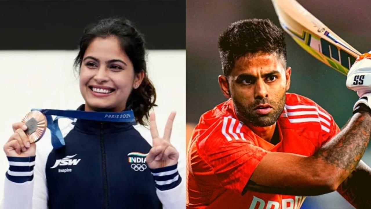 Manu Bhaker and Suryakumar Yadav