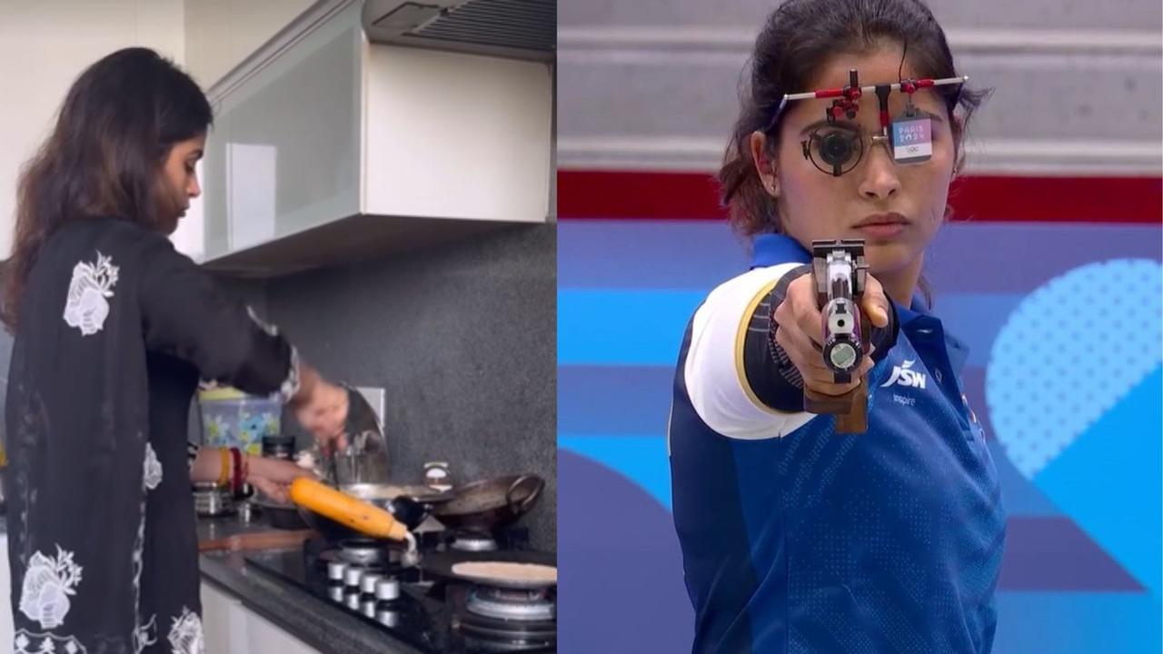 manu bhaker is champion not only in shooting but also in cooking