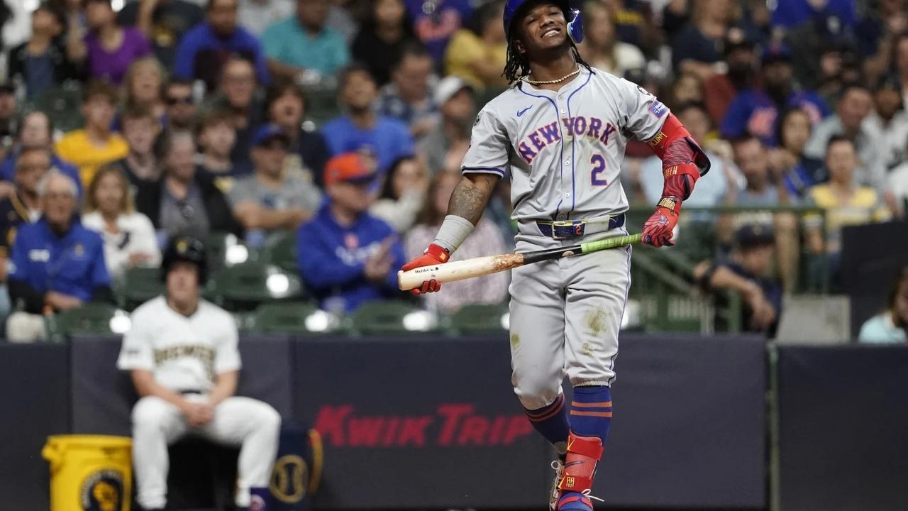 Mets put their playoff hopes in danger by getting just two hits in 6-0 loss to Brewers