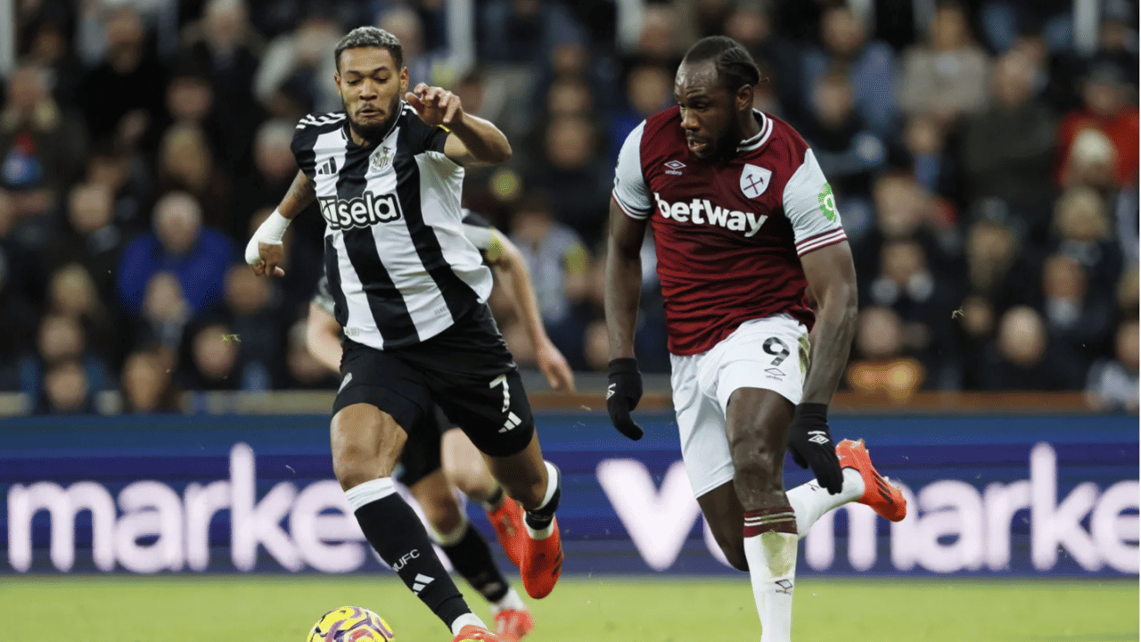 Michail Antonio and Joelinton