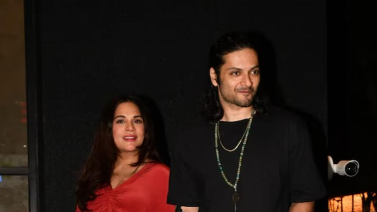  Richa Chadha with Ali Fazal 