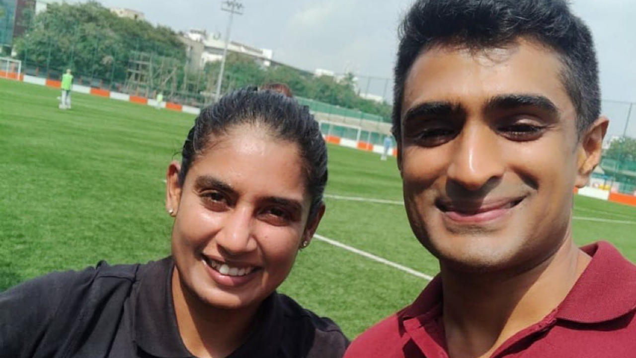 Mithali Raj with Varun Shetty