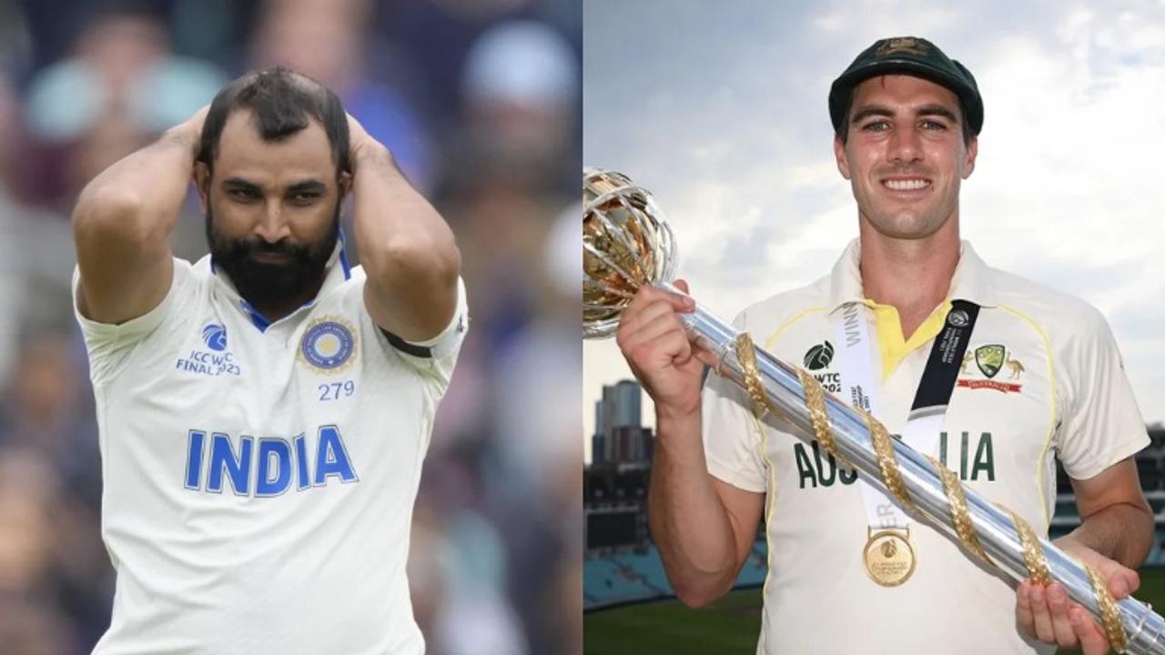 Mohammed Shami and Pat Cummins