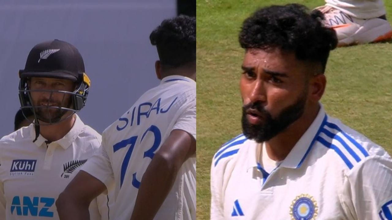 Mohammed Siraj and Devon Conway