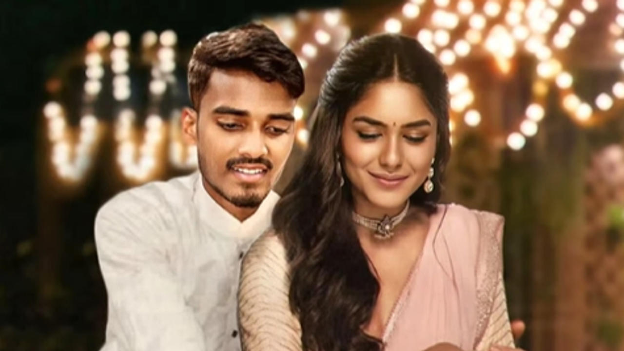 Mrunal Thakur's edited Diwali video by a social media user