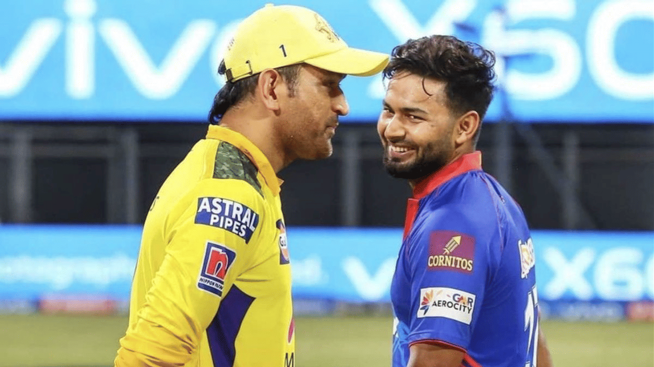 MS Dhoni and Rishabh Pant