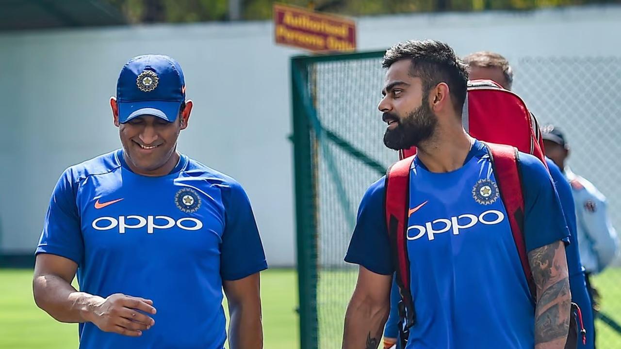 Ms Dhoni and Virat Kohli