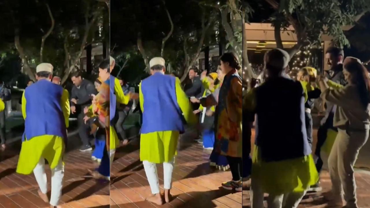 ms dhoni dance viral video