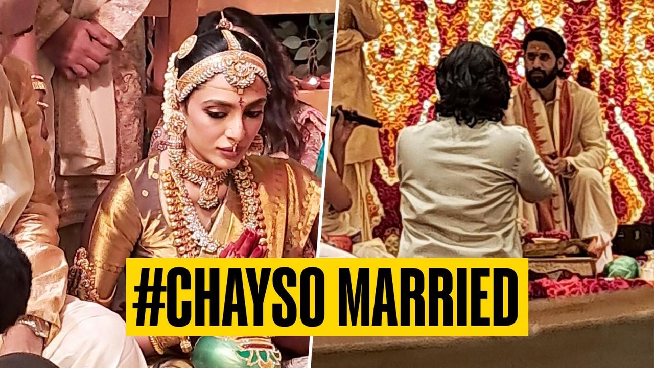 Naga Chaitanya and Sobhita Dhulipala got married in Hyderabad's Annapurna Studios