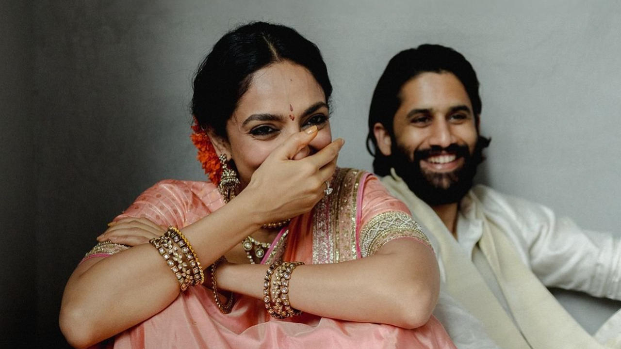 Naga Chaitanya and Sobhita Dhulipala's wedding ceremony, capturing moments of love and celebration.