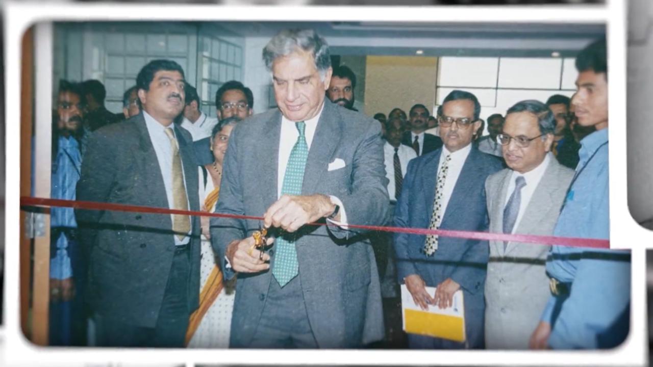 Nandan Nilekani with Ratan Tata