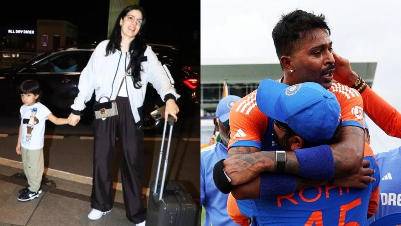 natasa goes with son agastya leaves hardik pandya alone