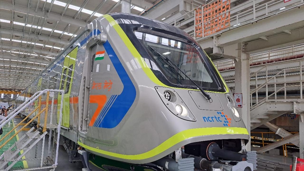 NCRTC unveils Meerut Metro at RRTS Depot, Ghaziabad