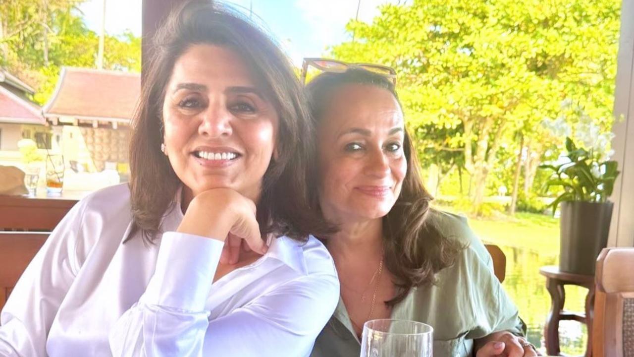 Neetu Kapoor and Soni Razdan snapped on New Year's getaway