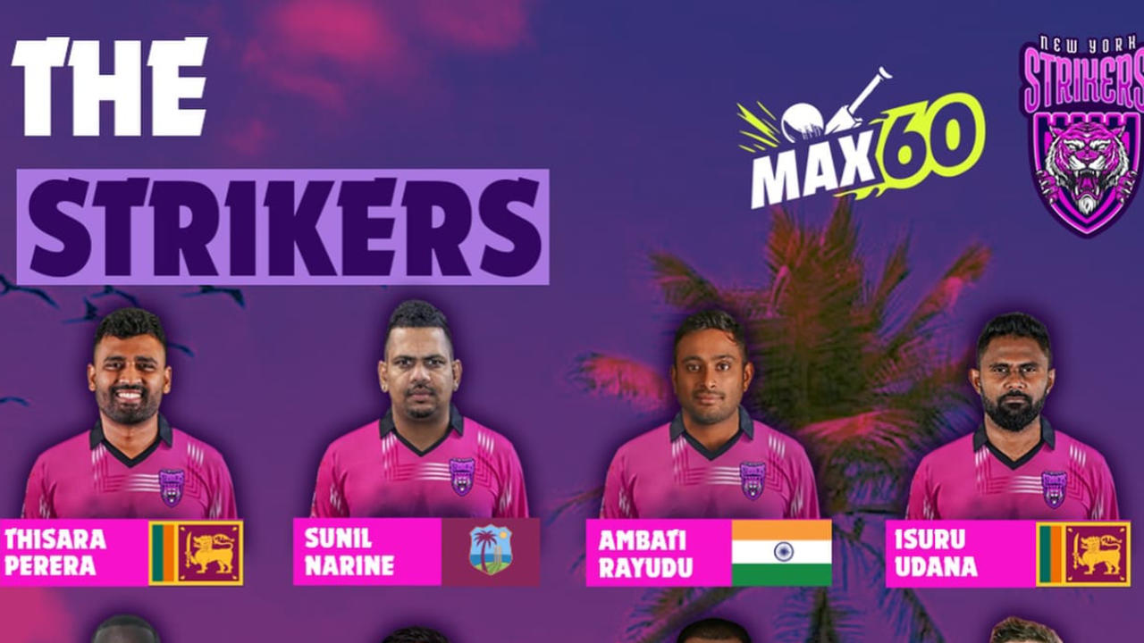 New York Strikers Franchise Announces Powerhouse Squad for Max 60 Caribbean League