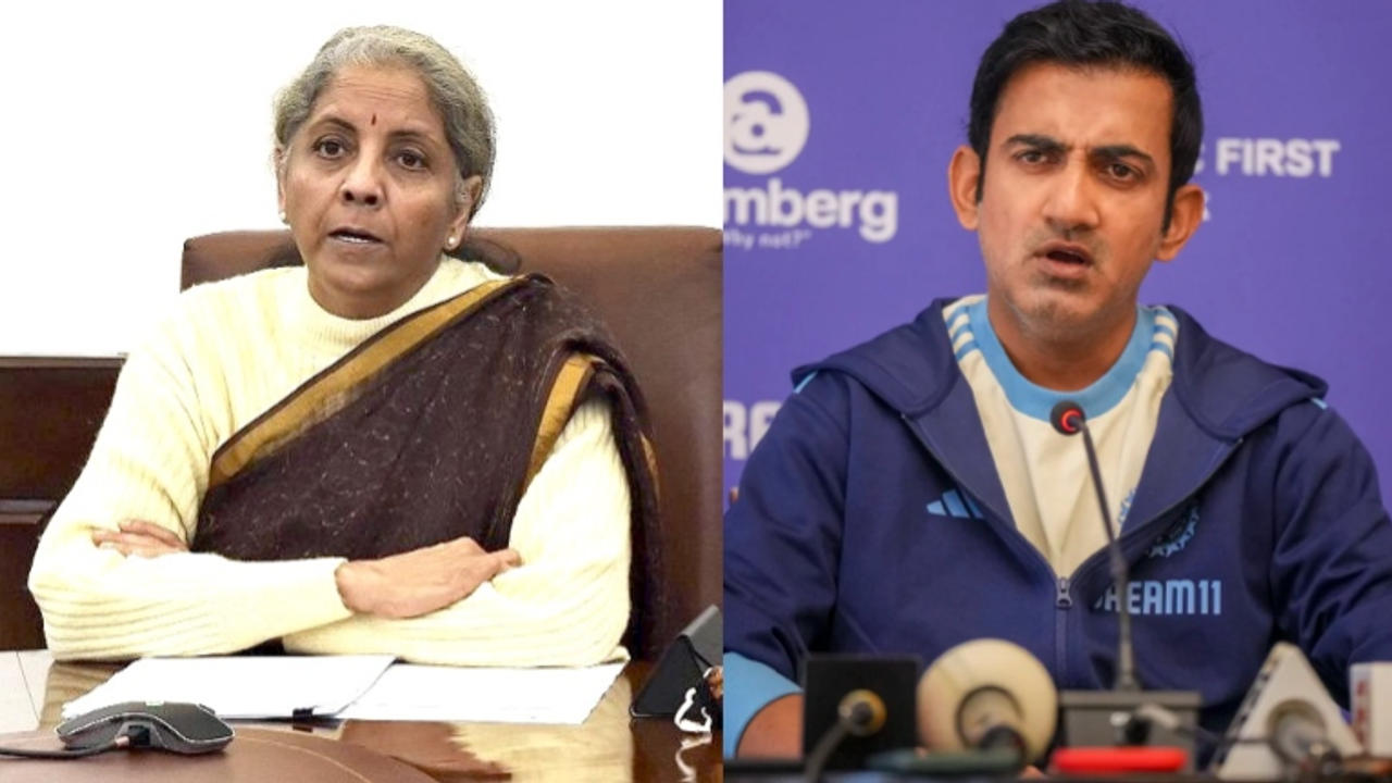 Nirmala Sitharaman and Gautam gambhir