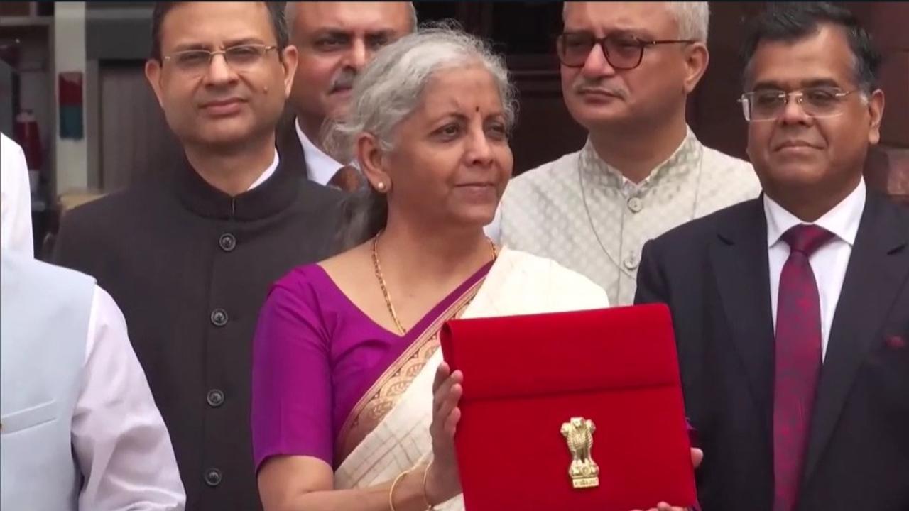 Nirmala Sitharaman uses a Made in India tablet for the announcement of Union Budget or Interim Budget.