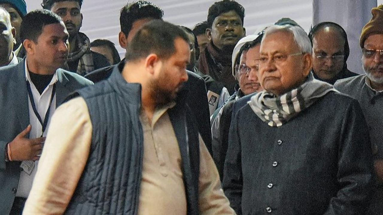 Nitish Kumar & Tejashwi Yadav 