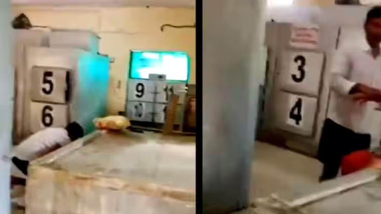 Noida Post mortem house viral video