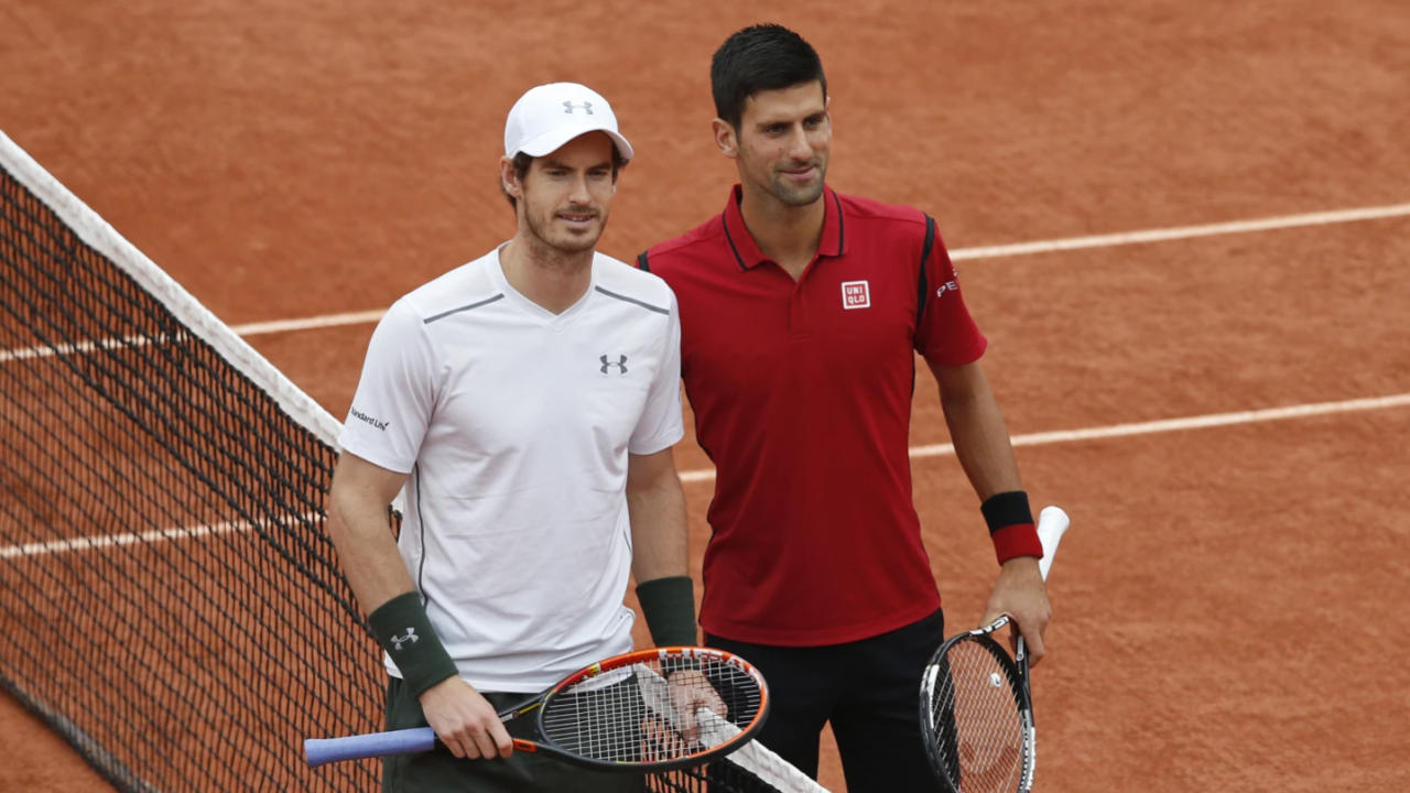 Novak Djokovic and Andy Murray