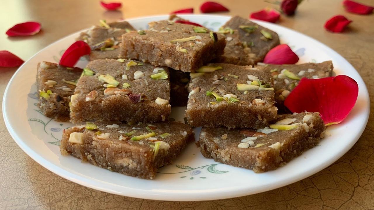 Oats Almond Burfi