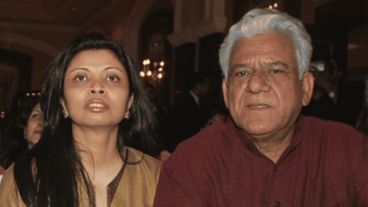 Om Puri and wife Nandita Puri