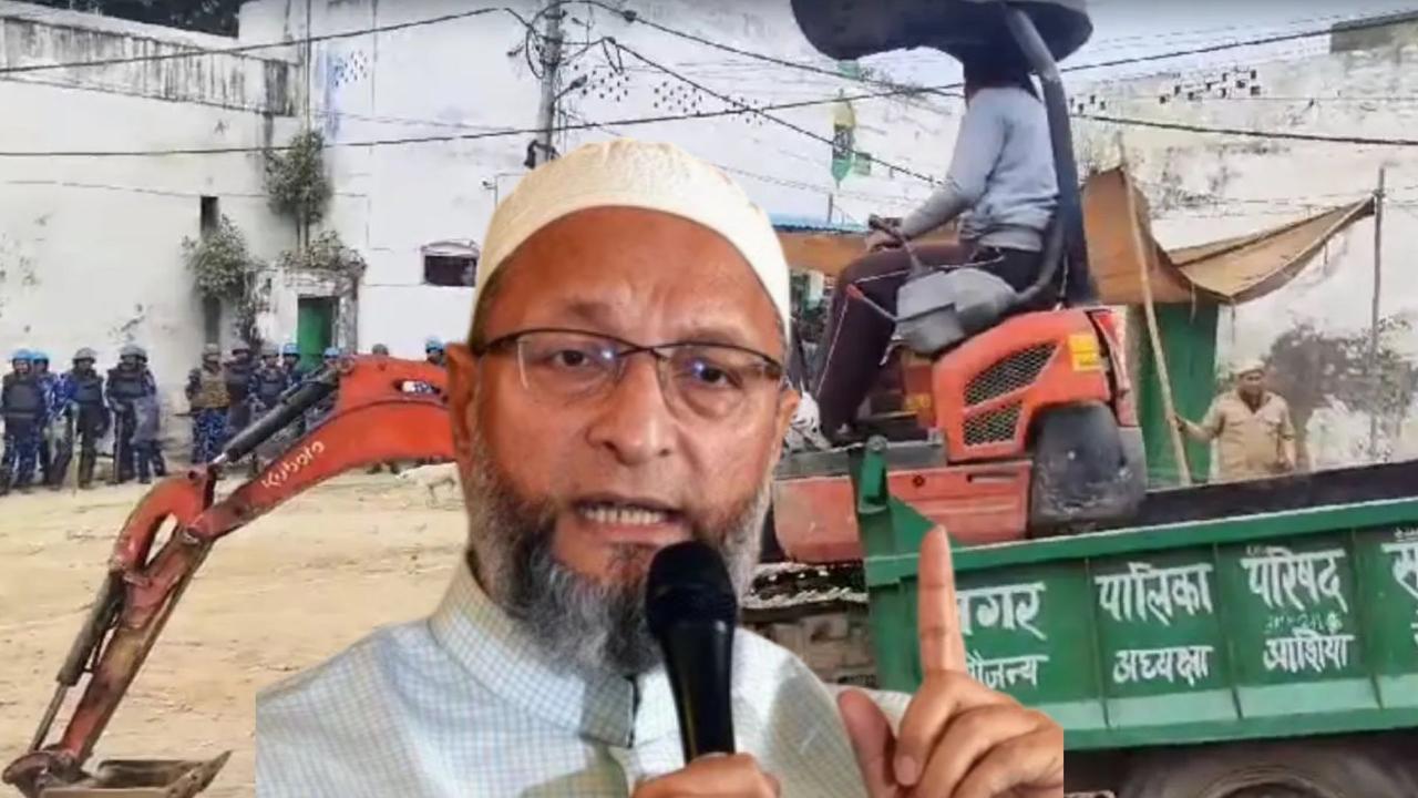 Owaisi on sambhal Jama masjid