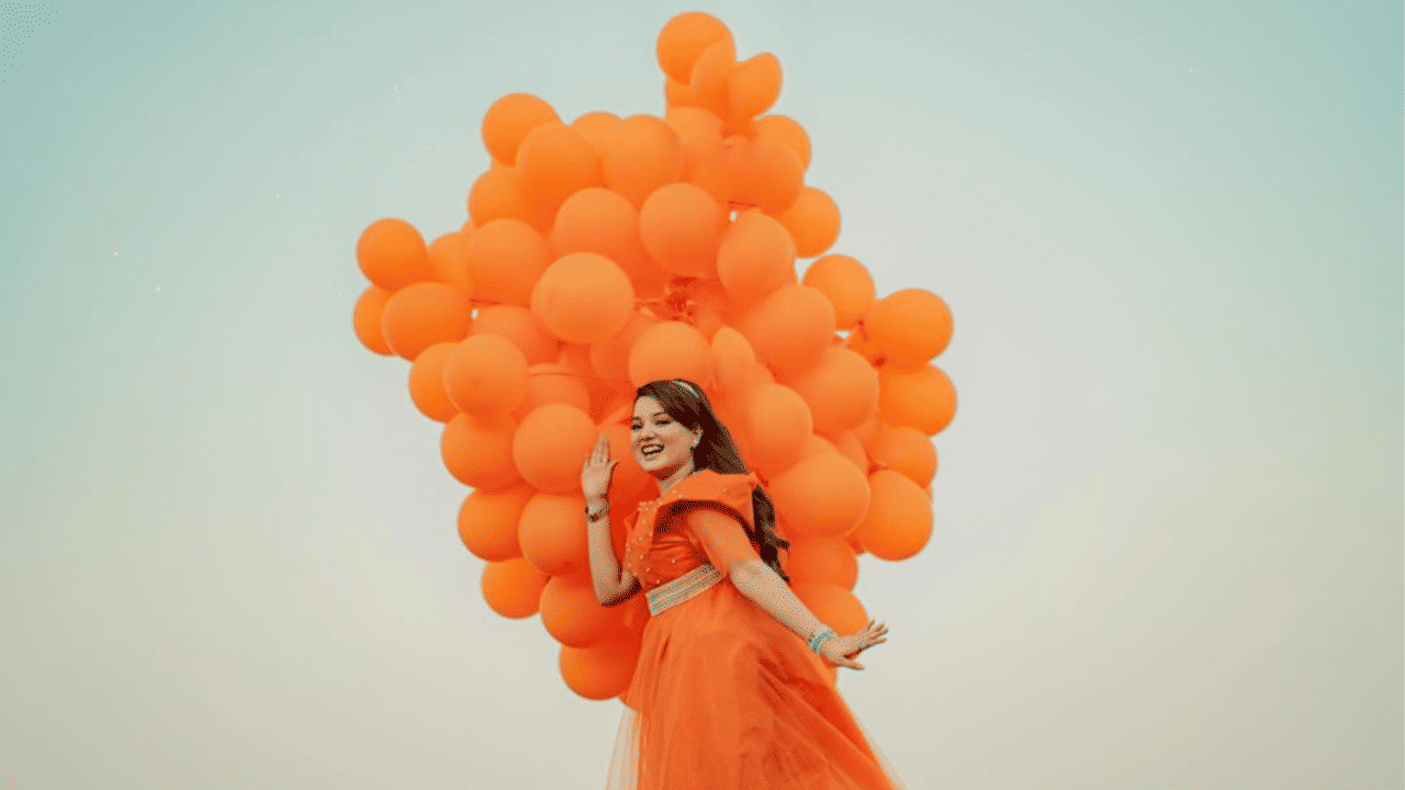 Pakistani Singer and influencer Rabeeca Khan Hangs From Crane In Birthday Photoshoot