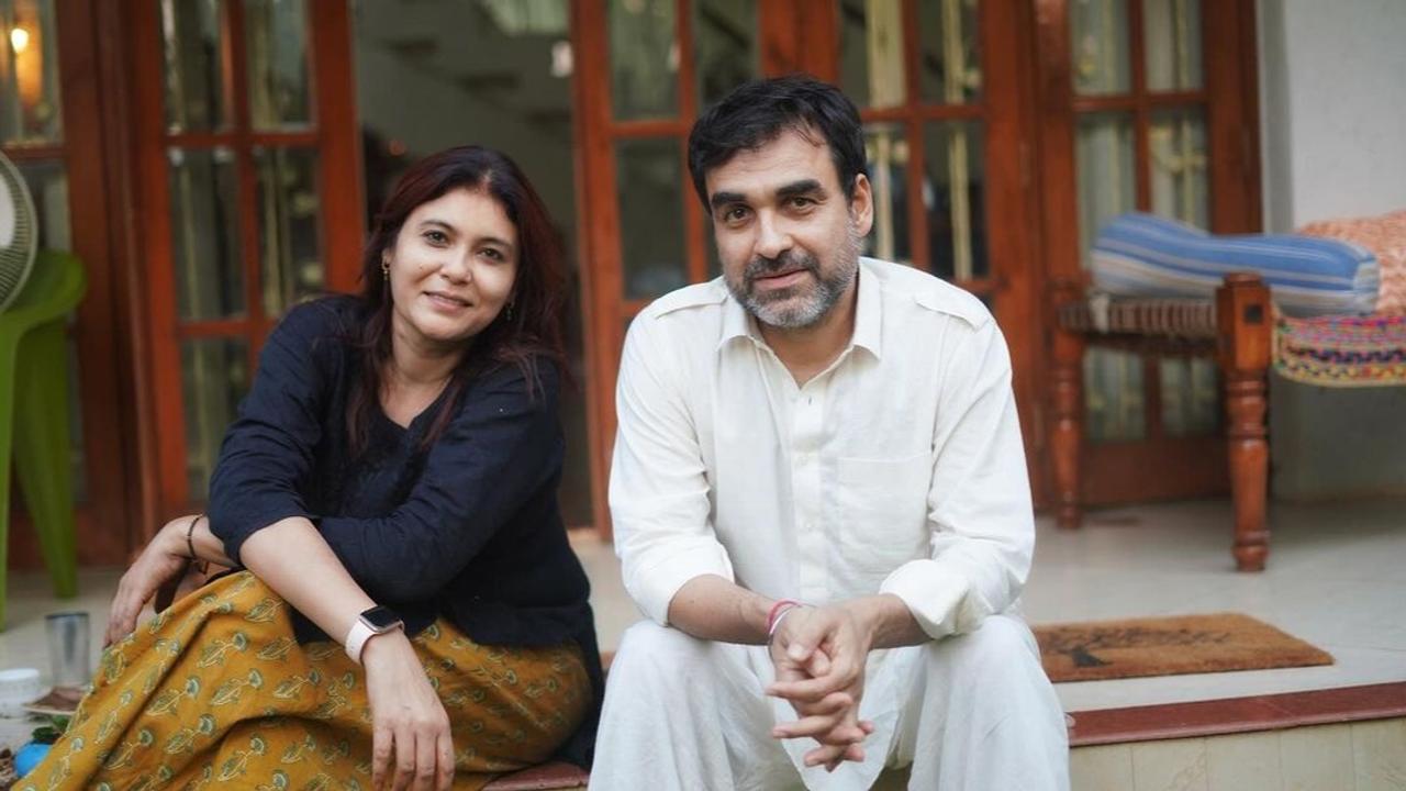 Pankaj Tripathi and his wife Mridula