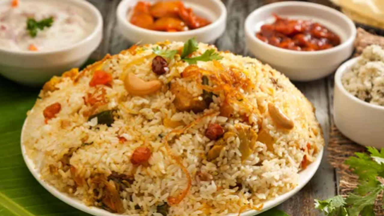 Paragon Restaurant's world-famous authentic biryani. 