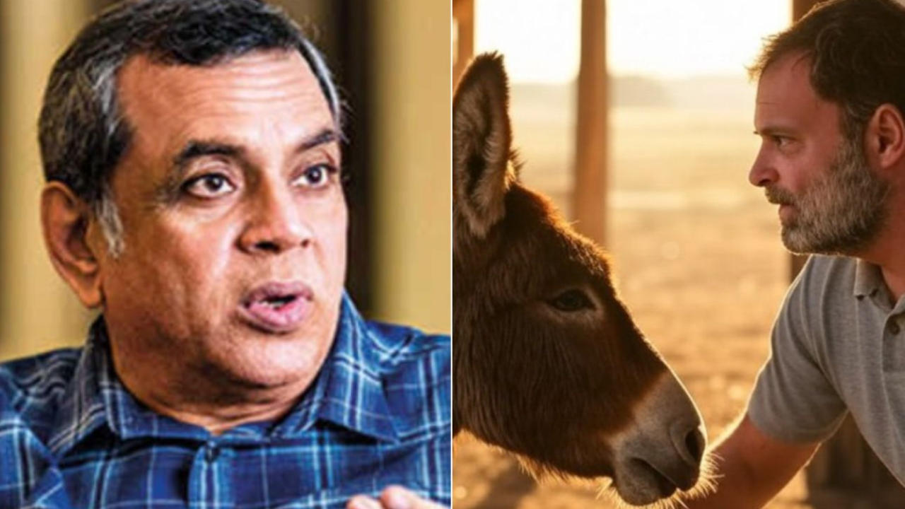 Paresh Rawal Compares Rahul Gandhi to Donkey