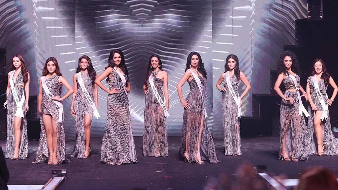 Participants at Femina Miss India 2024 