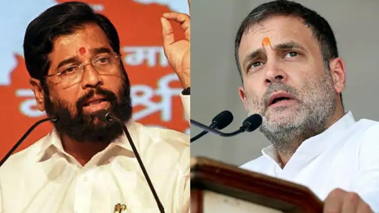 'Petty Views, Petty Mentality:' Eknath Shinde Attacks Rahul Gandhi After Controversial Remarks In US