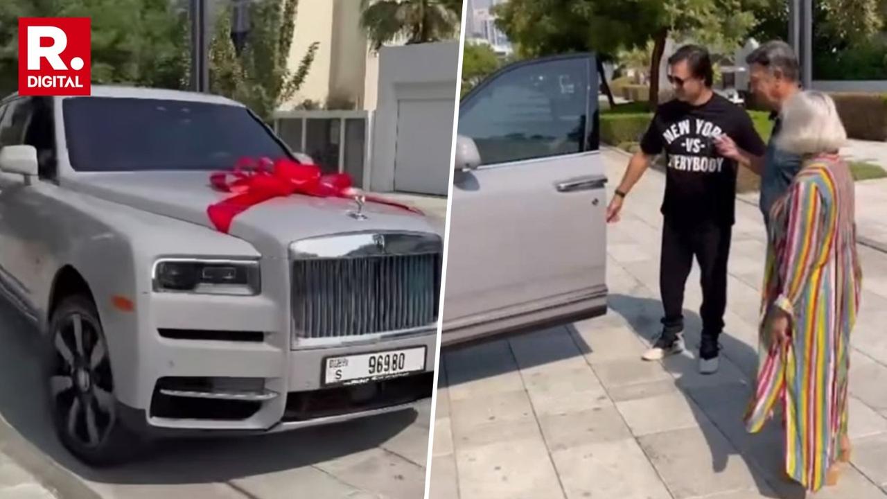 Photo of Vivek Oberoi with his new Rolls Royce