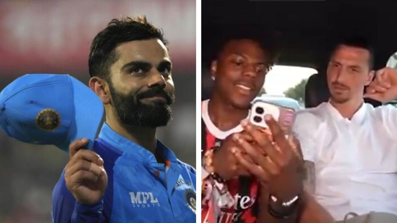 Virat Kohli, IShowSpeed and Zlatan Ibrahimovic