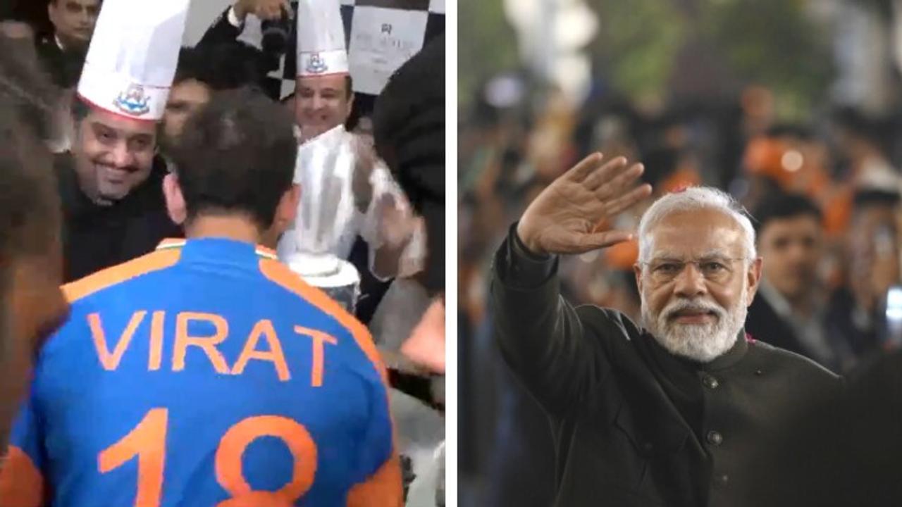 Team India's Virat Kohli and Narendra Modi