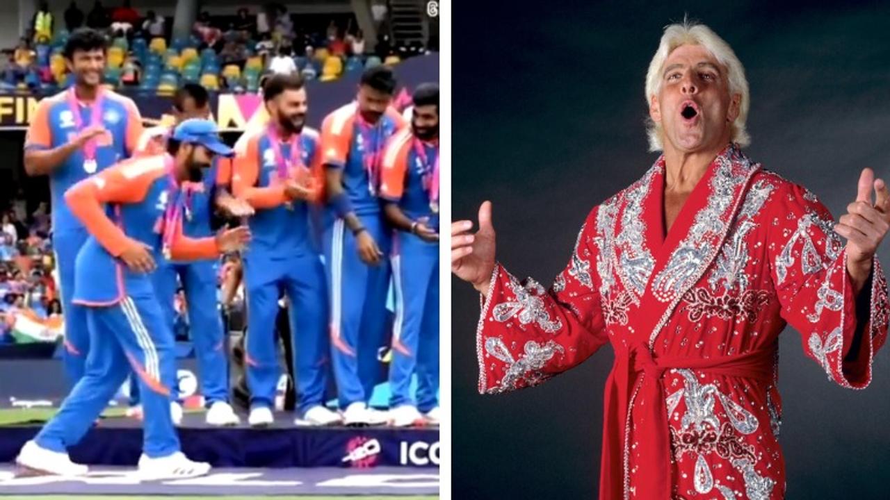 Rohit Sharma and Ric Flair