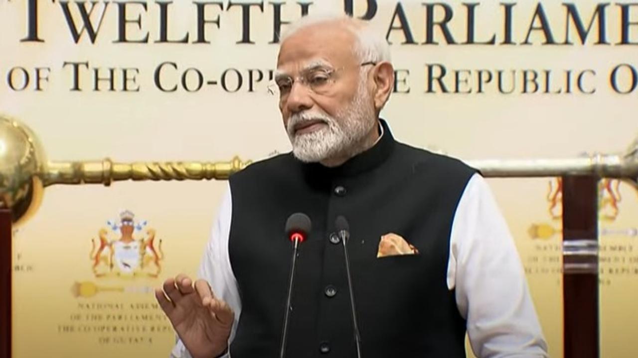 PM Modi Addresses Special Session of Parliament of Guyana