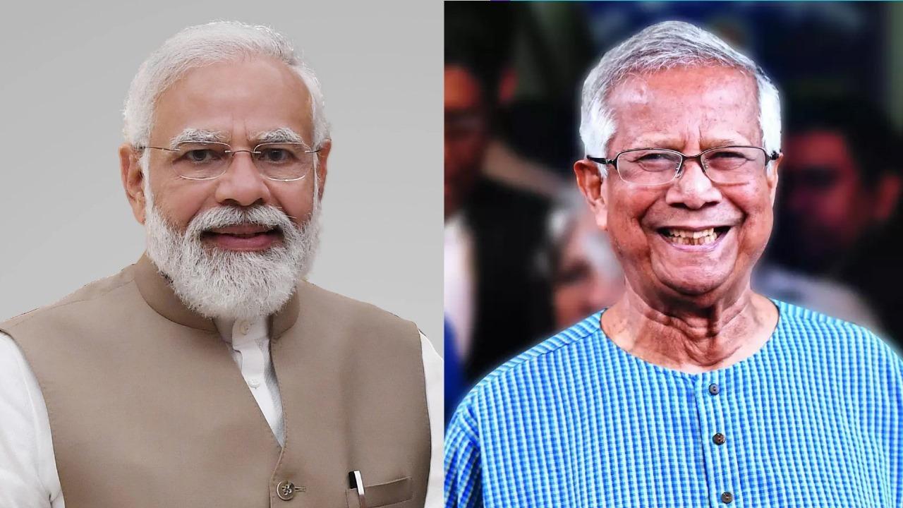 PM Modi and Muhammad Yunus