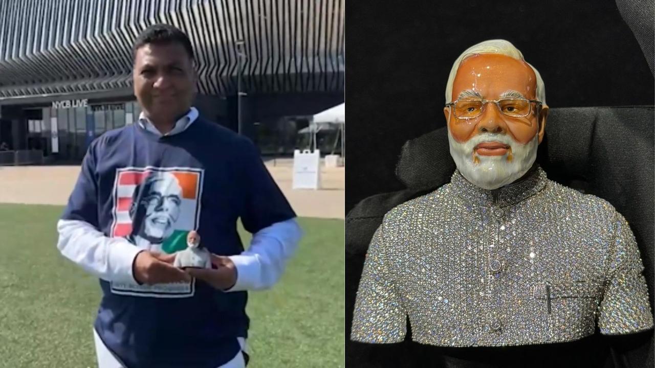 pm modi diamond statue