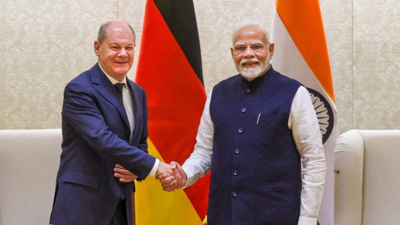 PM Modi German Chancellor Olaf Scholz