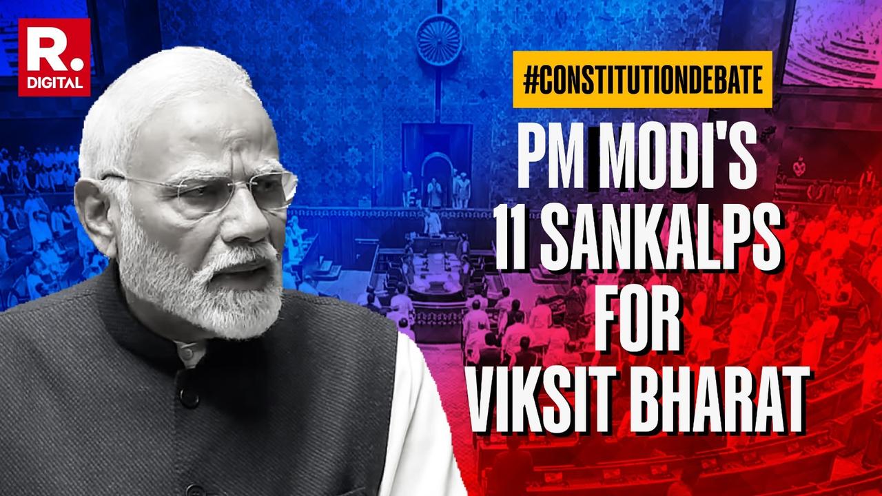 PM Modi in constitution debate