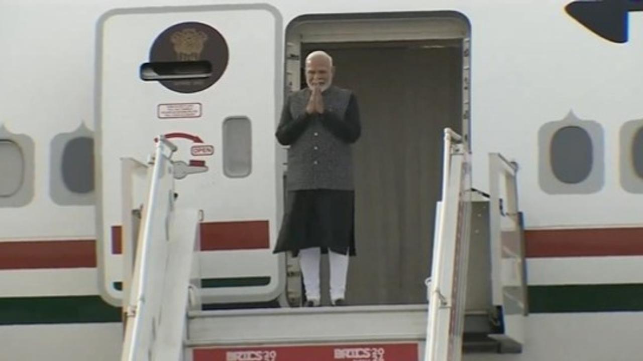 PM Modi lands in Kazan