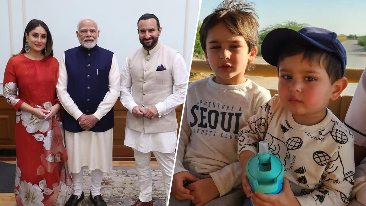 PM Modi shared that he wanted to meet Kareena Kapoor and Saif Ali Khan's sons.