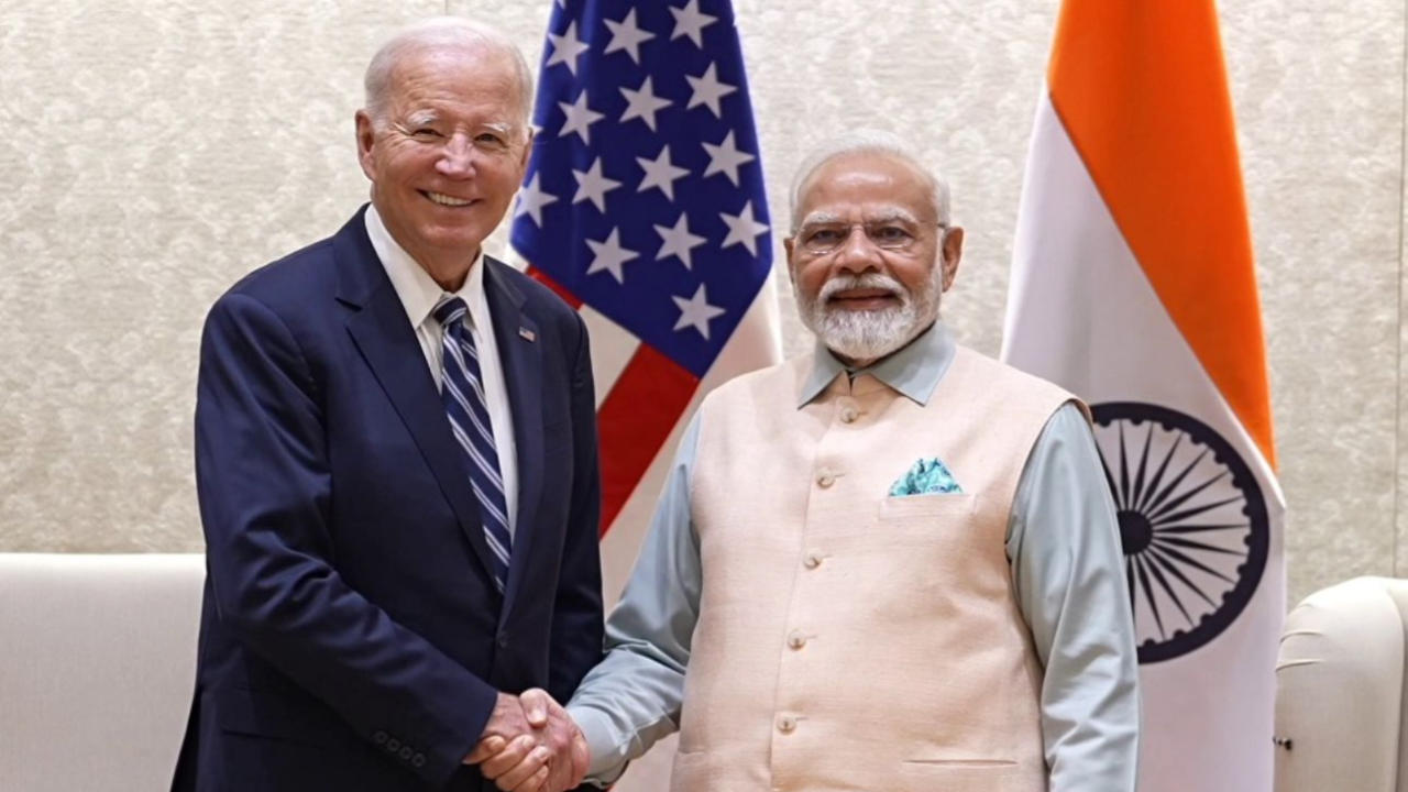 PM Modi with Biden